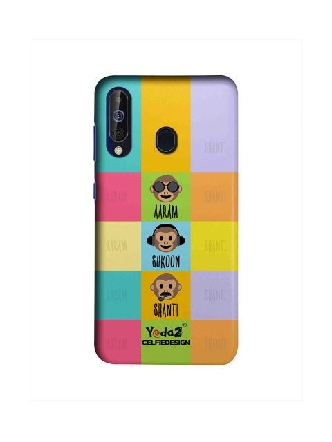 

CelfieDesign Multicoloured Aaram Sukoon Shanti Samsung Galaxy M40 Back Cover, Multi