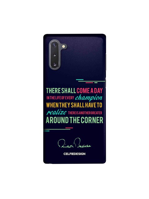 

CelfieDesign Navy Blue & Pink Champion AB Quotes Samsung Galaxy Note10 Back Cover