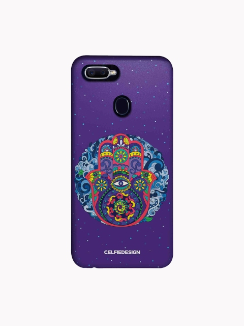 

CelfieDesign Purple & Pink Humsa Mandala Oppo F9 Pro Back Cover