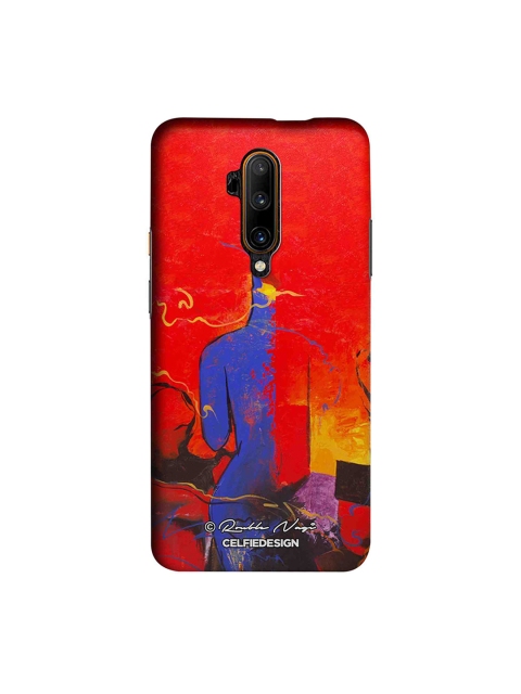 

CelfieDesign Red & Blue Building A Mystery OnePlus 7T Pro Back Cover