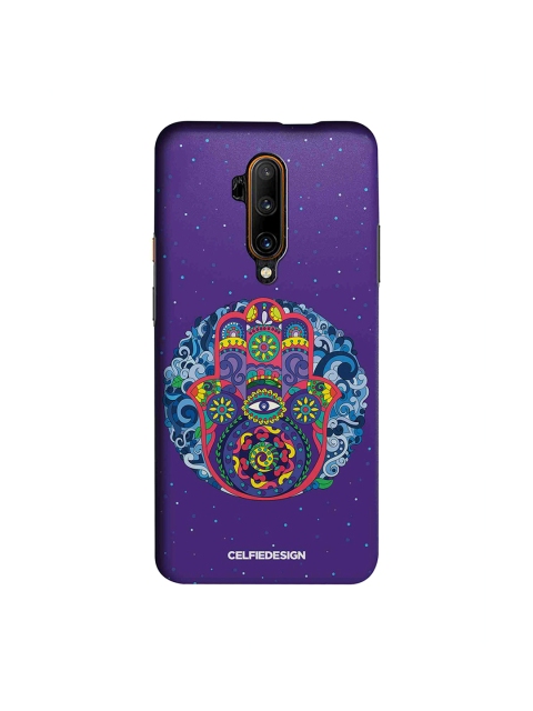 

CelfieDesign Purple & Pink Humsa Mandala OnePlus 7T Pro Back Case