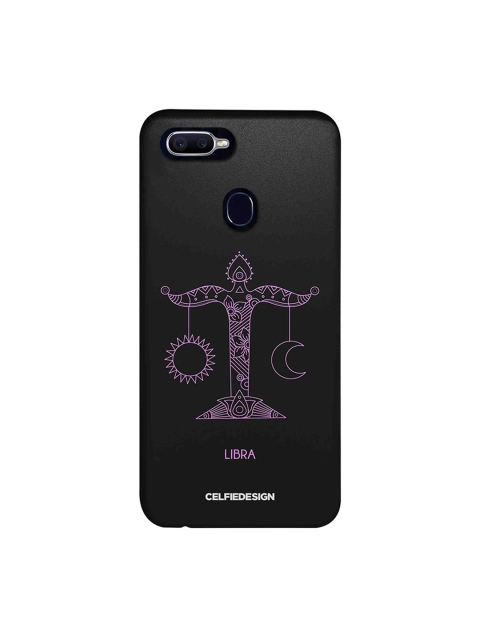 

CelfieDesign Black & Purple Quirky Libra Oppo F9 Pro Back Cover