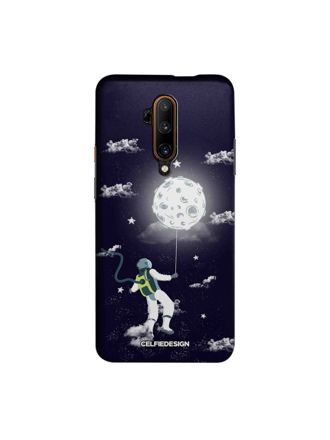 

CelfieDesign Navy Blue & White Spaceman Printed Signature OnePlus 7T Pro Back Cover