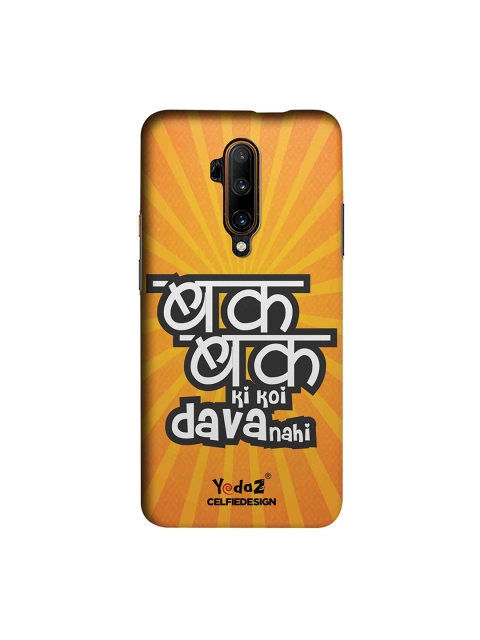 

CelfieDesign Yellow & White Bak Bak Ki Koi Dava Nahi OnePlus 7T Pro Back Case