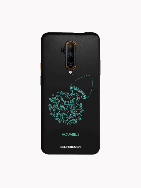 

CelfieDesign Black & Blue Quirky Aquarius OnePlus 7T Pro Back Cover