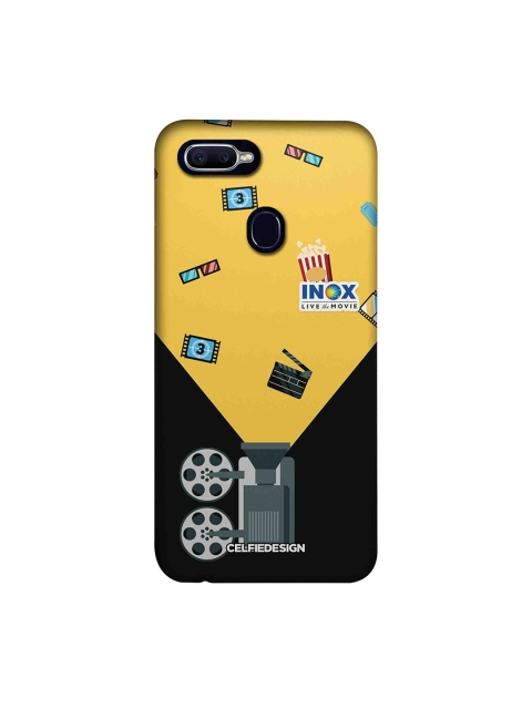 

CelfieDesign Yellow & Black Inox Cinema Oppo F9 Pro Back Cover