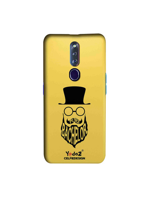 

CelfieDesign Yellow & Black Quirky Print Oppo F11 Pro Sustainable Mobile Back Cover