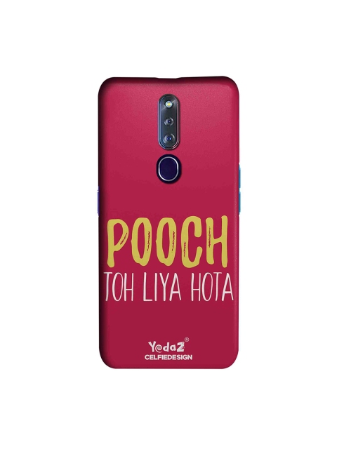 

CelfieDesign Magenta Pink Pooch Toh Liya Hota Oppo F11 Pro Sustainable Back Cover
