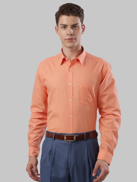 

Next Look Men Orange Regular Fit Solid Casual Shirt