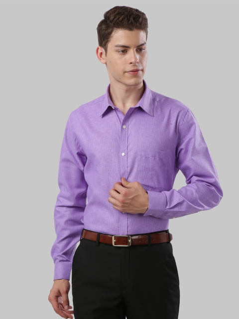 

Next Look Men Purple Regular Fit Self Design Casual Shirt