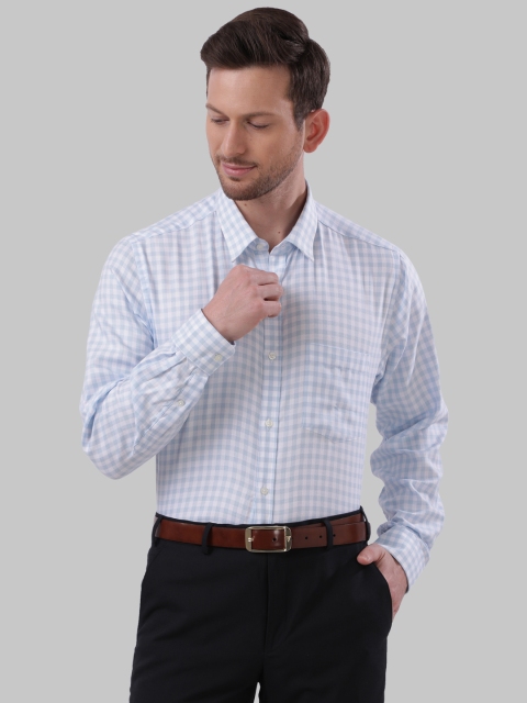 

Next Look Men Blue Regular Fit Checked Casual Shirt