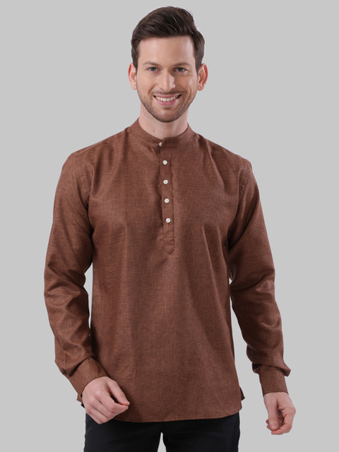 

Next Look Men Brown Slim Fit Solid Casual Shirt