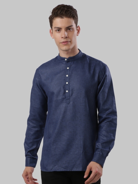 

Next Look Men Blue Slim Fit Solid Casual Shirt