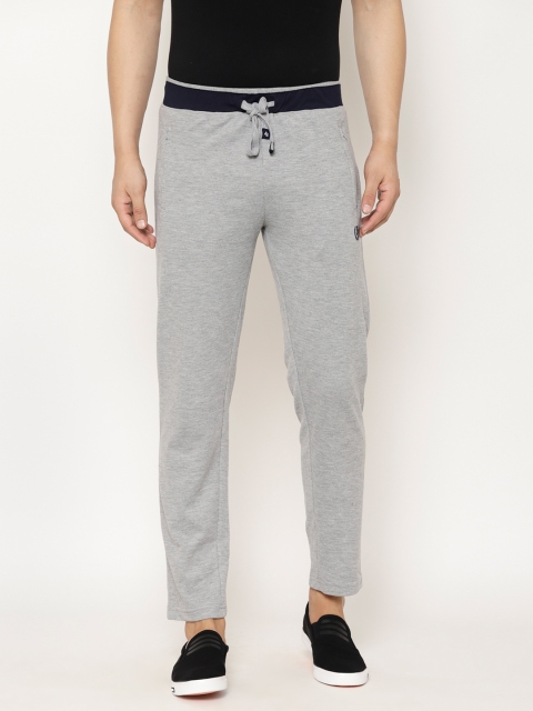 

SAPPER Men Grey Melange Solid Slim Fit Track Pants