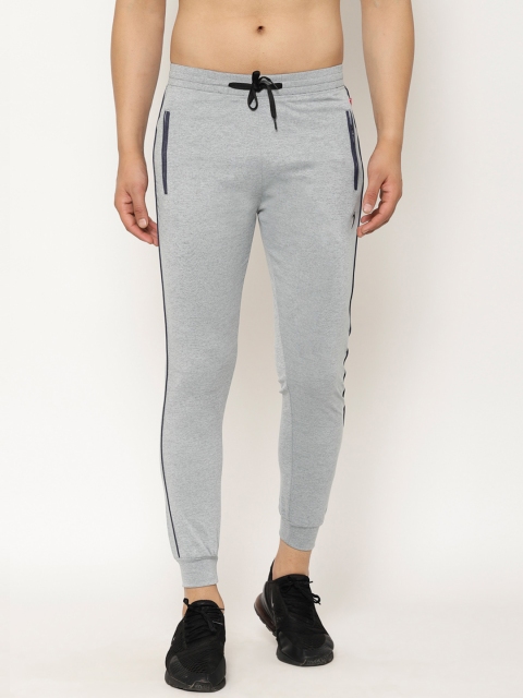 

SAPPER Men Grey Melange Solid Slim Fit Joggers