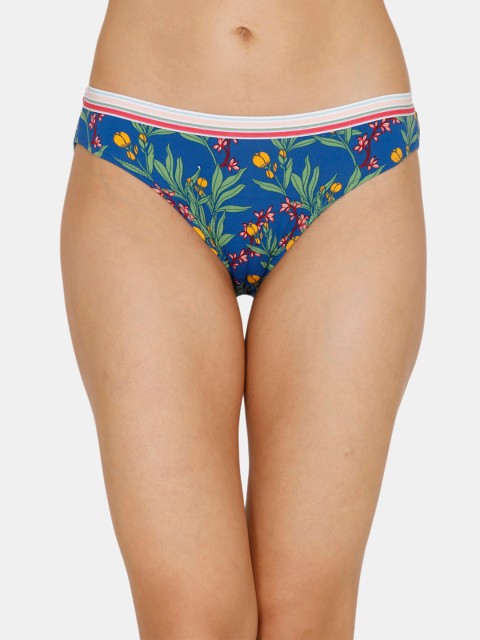 

Zivame Blue Low Rise Full Coverage Briefs ZI2475FASH0BLUE