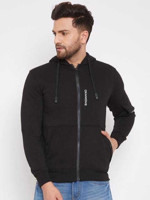 

Okane Men Black Solid Sweatshirt