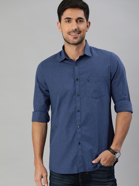 

Allen Solly Men Blue Slim Fit Checked Casual Shirt