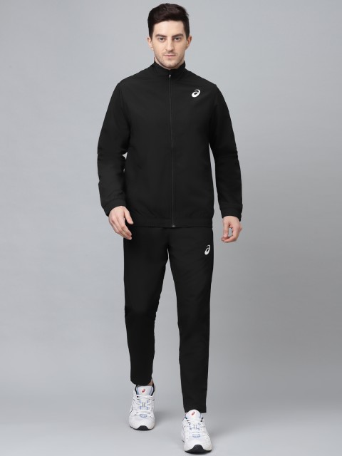 

ASICS Men Black Solid Tracksuit