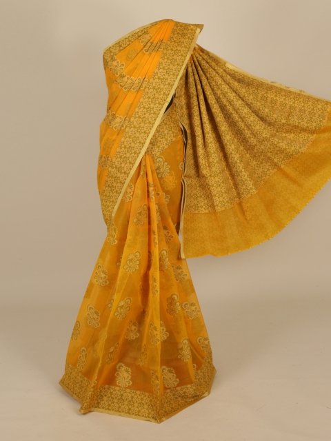 

Pothys Yellow Woven Design Saree