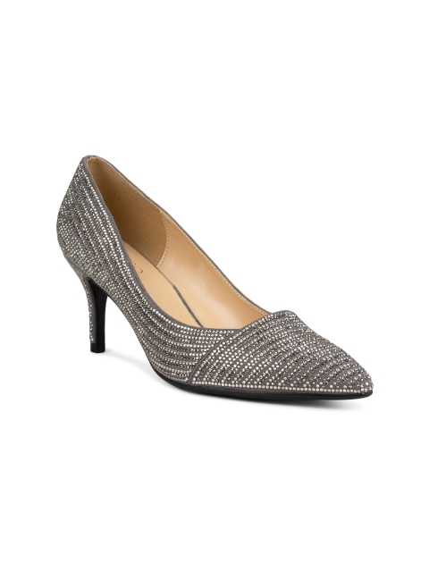 

ROSSO BRUNELLO Women Grey Embellished Pumps
