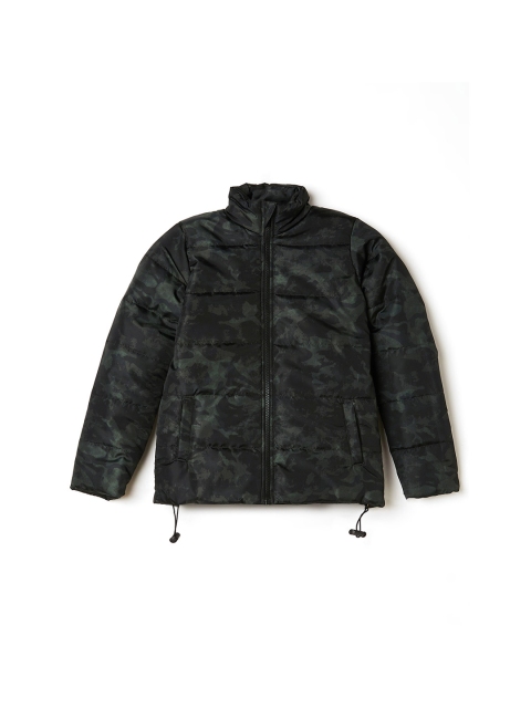 

Bossini Boys Olive Green Printed Padded Jacket