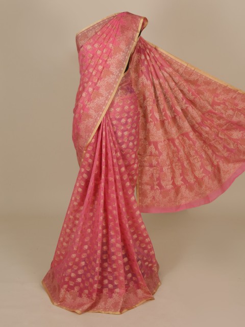 

Pothys Pink Woven Design Saree