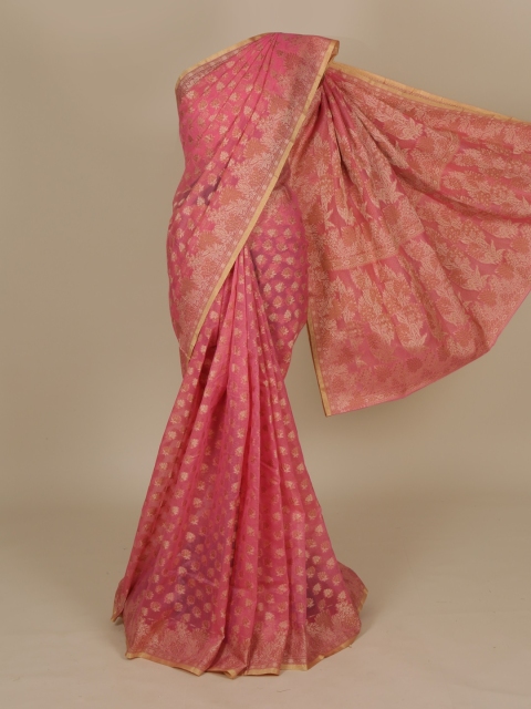 

Pothys Pink Woven Design Saree