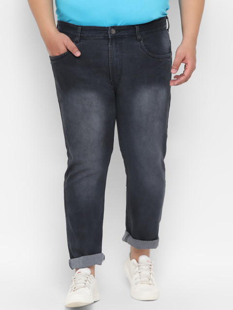 

Urbano Plus Men Grey Regular Fit Mid-Rise Clean Look Jeans