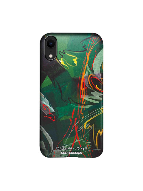 

CelfieDesign Green Strokes Of Life Sustainable iPhone XR Back Case