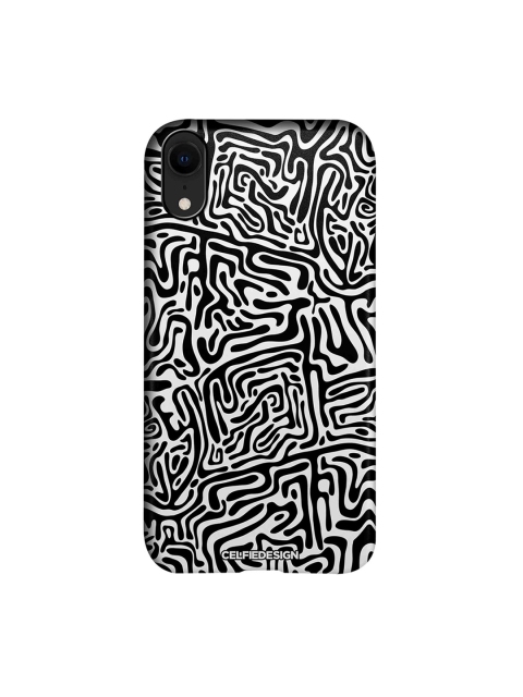 

CelfieDesign Black & White Maze Abstract Apple iPhone XR Sustainable Back Cover