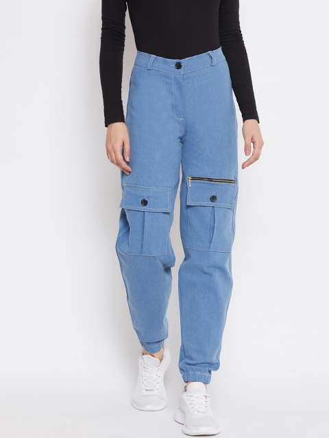 

Rider Republic Women Blue Slim Fit High-Rise Clean Look Jeans
