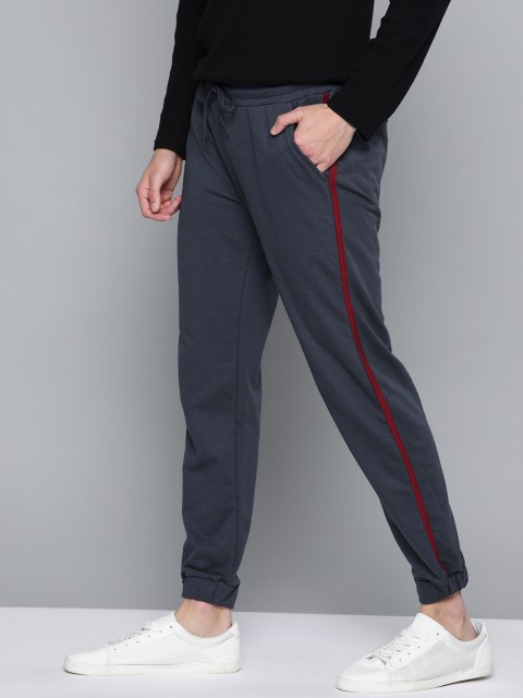 

Mast & Harbour Men Navy Blue Solid Joggers