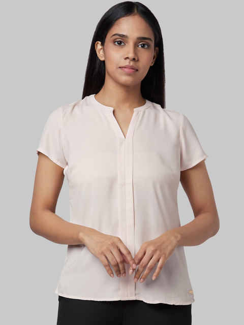 

Park Avenue Women Pink Solid Top