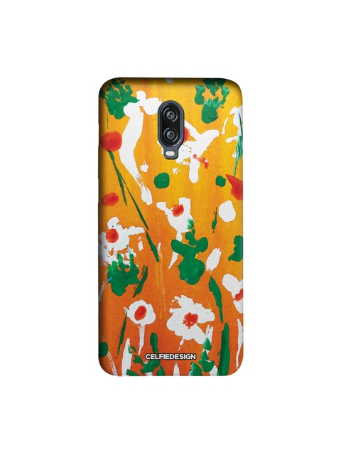 

CelfieDesign Yellow Blooming Printed OnePlus 6T Sustainable Back Case