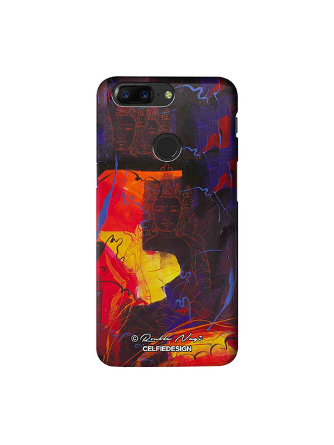 

CelfieDesign Navy Blue & Red Moksha OnePlus 5T Sustainable Back Case