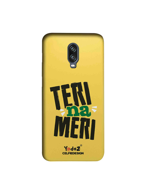 

CelfieDesign Yellow Black Teri Meri Yedaz Sustainable OnePlus 6T Back Cover