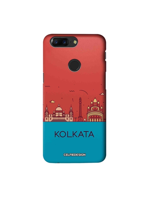 

CelfieDesign Brown & Teal Blue Kolkata Skyline onePlus 5T Sustainable Back Case