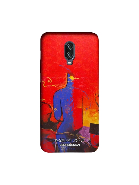 

CelfieDesign Red & Blue Building A Mystery Rouble Nagi Sustainable OnePlus 6T Back Cover