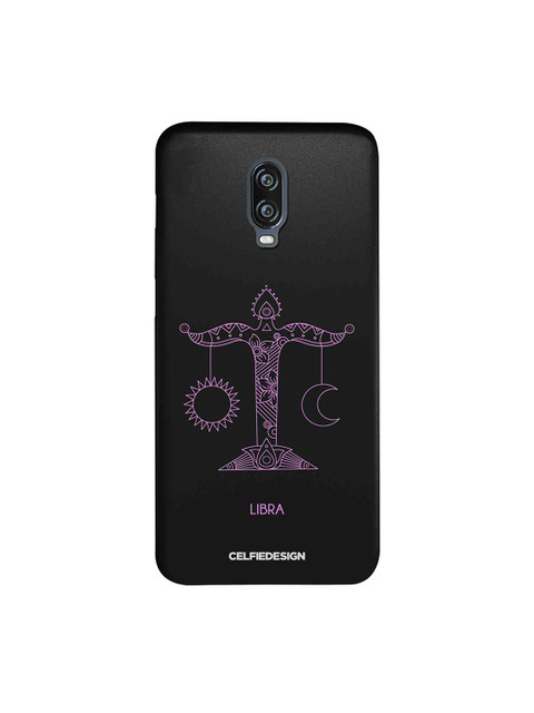 

CelfieDesign Black Libra Zodiac Printed OnePlus 6T Sustainable Back Case
