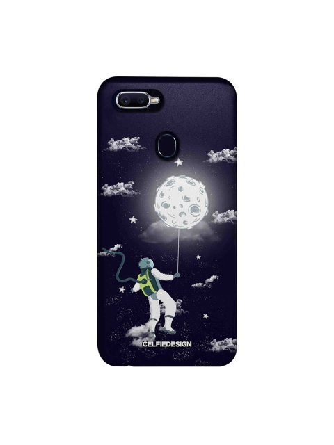 

CelfieDesign Navy Blue & White Spaceman Signature Quirky Sustainable Oppo F9 Pro Back Cover