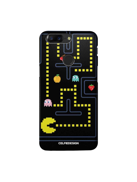 

CelfieDesign Black & Yellow Pacman OnePlus 5T Sustainable Back Cover
