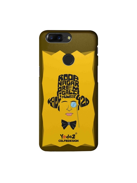 

CelfieDesign Yellow & Black Kholi Number 420 OnePlus 5T Sustainable Back Cover