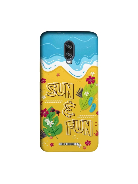 

CelfieDesign Blue & Yellow Sun And Fun OnePlus 6T Sustainable Back Cover