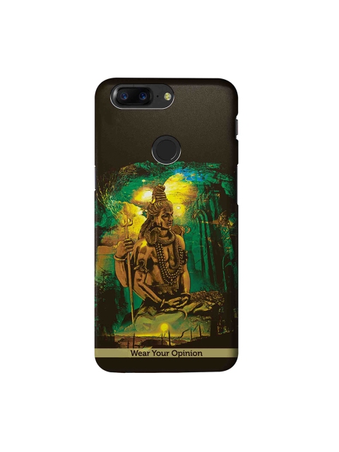 

CelfieDesign Brown & Green Lord Shiva OnePlus 5T Sustainable Back Cover