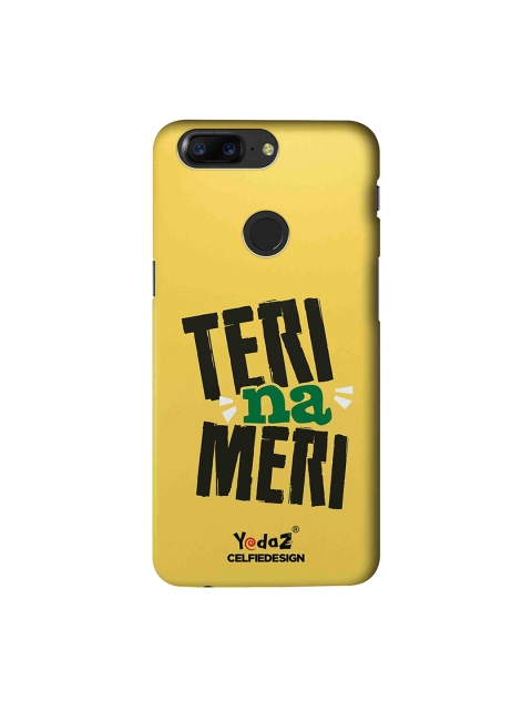 

CelfieDesign Yellow Black Teri Meri Printed OnePlus 5T Sustainable Back Cover