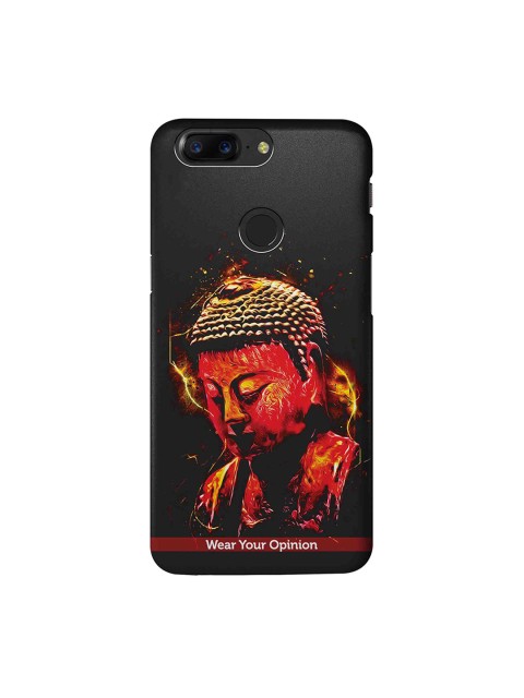 

CelfieDesign Black & Orange Peace Buddha OnePlus 5T Sustainable Back Cover