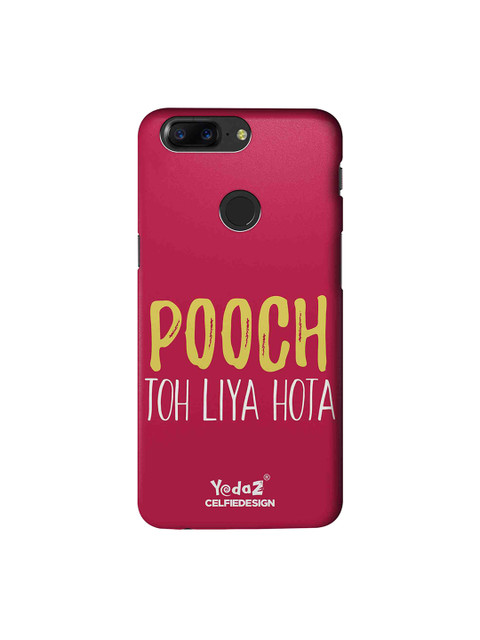 

CelfieDesign Pink & White Pooch Toh Liya Hota OnePlus 5T Sustainable Back Cover