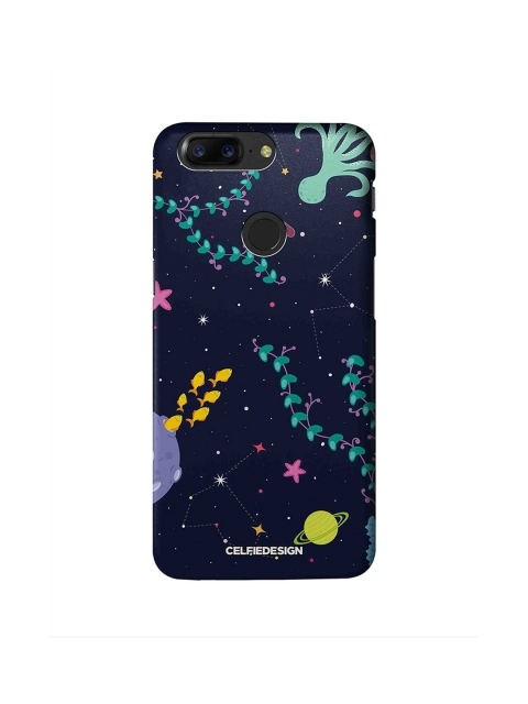 

CelfieDesign Navy Blue & Green Space Aquarium OnePlus 5T Sustainable Back Cover