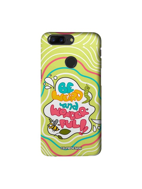 

CelfieDesign Green & Blue Be Weird And Wonderful OnePlus 5T Sustainable Back Cover